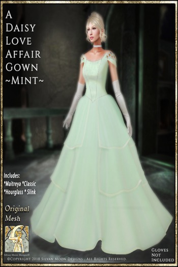 !!SMD!! A Daisy Love Affair Gown Set-Mint
