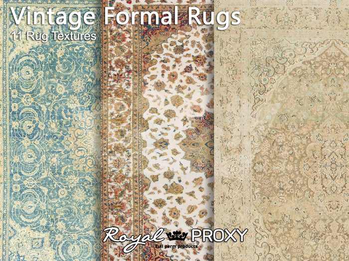 RP - Full Perm Textures - Vintage Formal Rugs