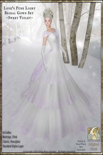 !!SMD!! Loves Pure Light Bridal Gown Set-Sweet Violet