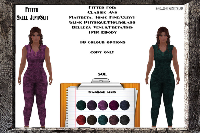 Fitted Skull JumpSuit