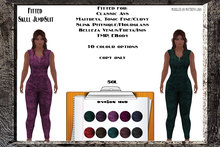 Fitted Skull JumpSuit