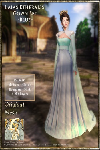 !!!SMD!!! Laias Etheralis Gown Set-Blue
