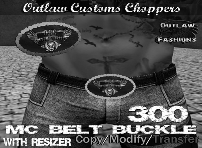 Outlaw Fashions - MC Belt Buckle DEMO Package