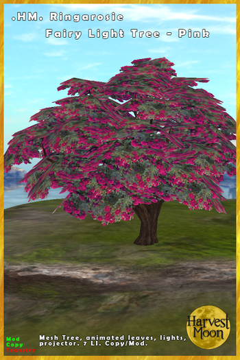 .HM. RingaRosie Fairy Light Tree - Pink [Add and Click]