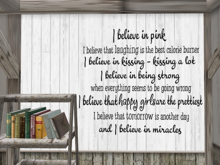 Sign Up Art -Believe In Pink