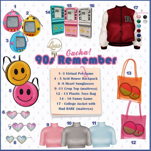 Luas 90s Remember - Plastic Toys Bag Orange