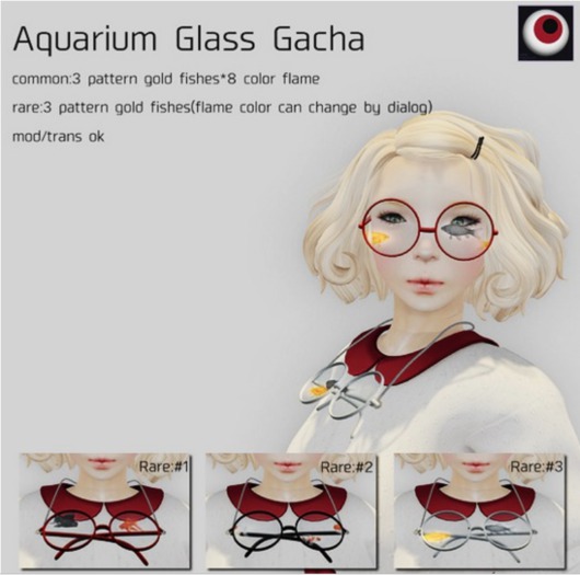 *N*AQUARIUM GLASSES NECK RARE3