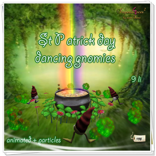 St Patrick day dancing gnomies