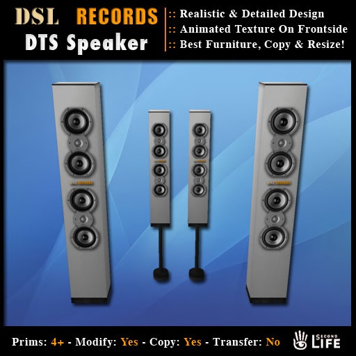 DSL Speaker DTS White