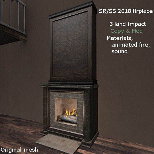 SR / SS 2018 fireplace