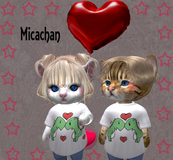 dino couple t shirt