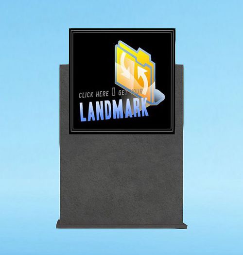Landmark Notecard Giver Panel
