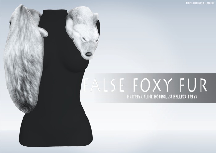 iS False Foxy Fur WHITE