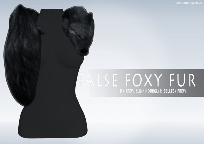 iS False Foxy Fur BLACK