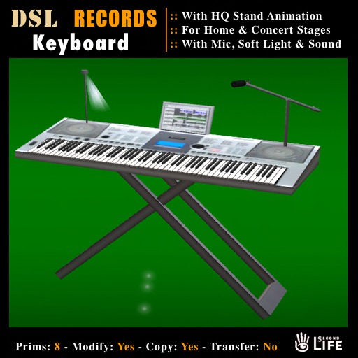 DSL Keyboard Stand Silver