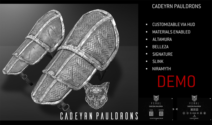 Feral - Cadeyrn Pauldron DEMO