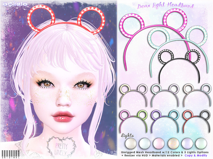 [ bubble ] Bear Light Headband
