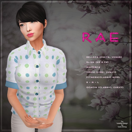 LUZ - Rae green blue - ad