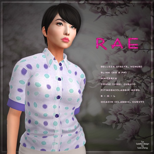 LUZ - Rae aqua purple - box