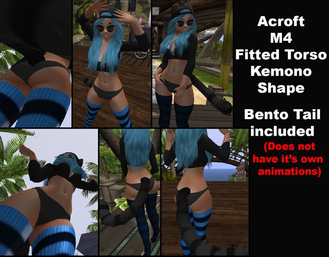 [ACroft] Default Shape [M4 + Kemono + Fitted Torso]