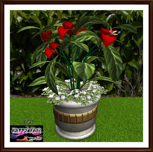 Valentines - Kissing Lips in Vase