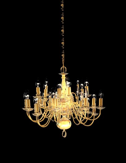 Chandelier Golden Times by Rita Munro