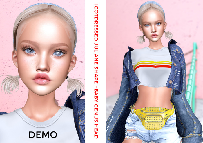 igotdressed Juliane Shape -BABY GENUS HEAD DEMO