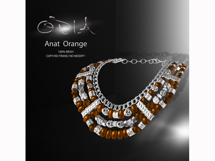 OPIA Anat Necklace Orange