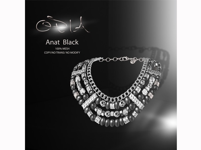 OPIA Anat Necklace Black