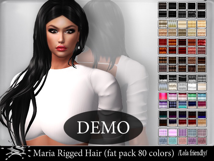 S-Maria hair fat pack -DEMO