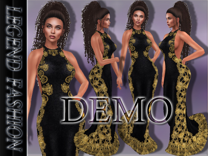 0052 DEMO ~LEGEND~ EVENING DRESS AMANDA