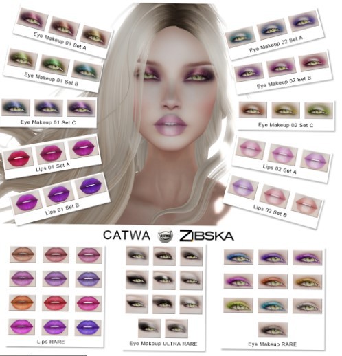 Zibska Aug2017 Gacha ~ Lips ~ Catwa* RARE