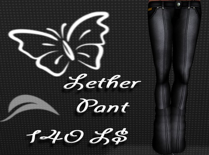  S.D.Design *Lether pant black* 