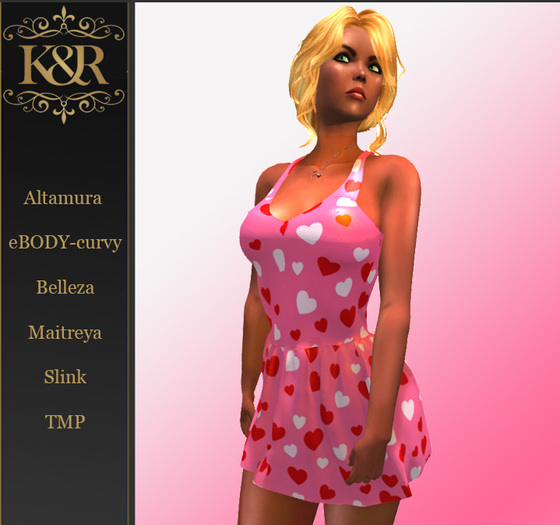 Demo Valentine dress Altamura, eBODY-curvy,Belleza,Maitreya,Sli