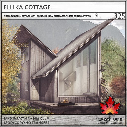 Trompe Loeil - Ellika Cottage V1.1 [mesh]