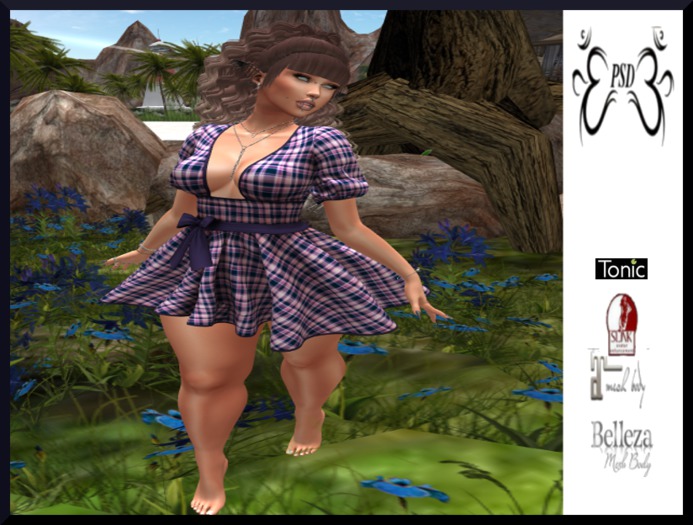 PSD! Sassy Dress Purple
