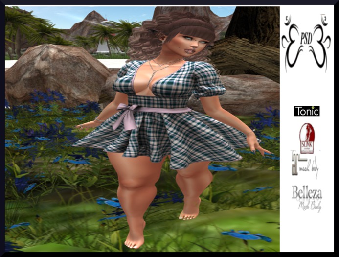PSD! Sassy Dress Blue