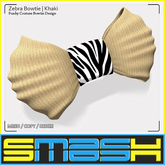 SMASH - Zebra Bowtie (Red) BAG