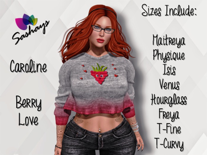 --Sashays-- Caroline Top {Berry Happy} Packaged