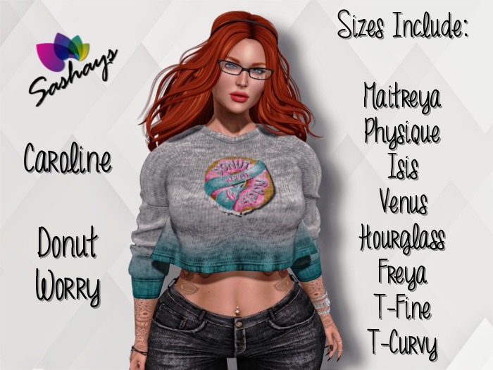 --Sashays-- Caroline Top {Donut Worry} Packaged
