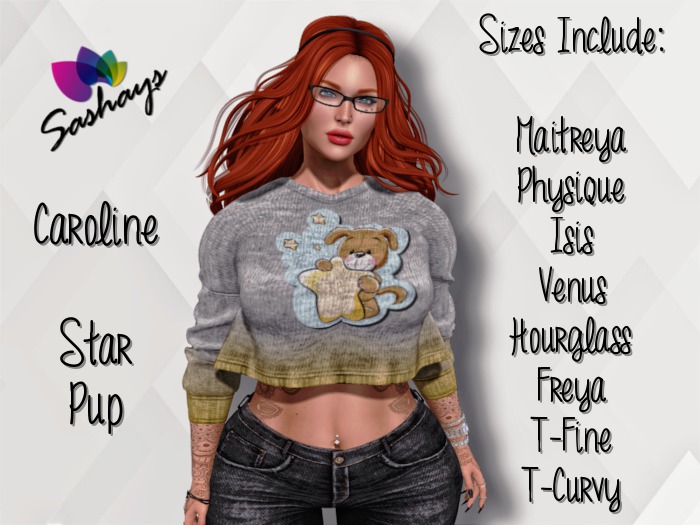 --Sashays-- Caroline Top {Star Pup} Packaged