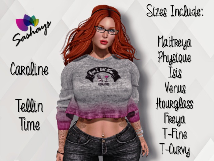 --Sashays-- Caroline Top {Tellin Time} Packaged