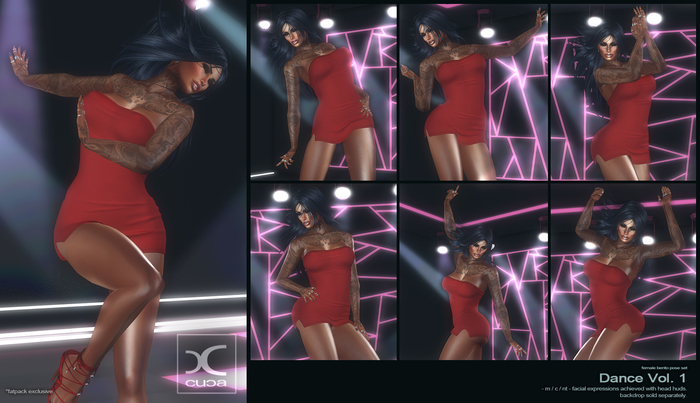 [..::CuCa Designs::..] Female Dances Vol1 Fatpack