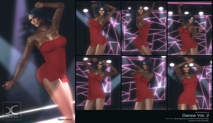 [..::CuCa Designs::..] Female Dances Vol2 Fatpack