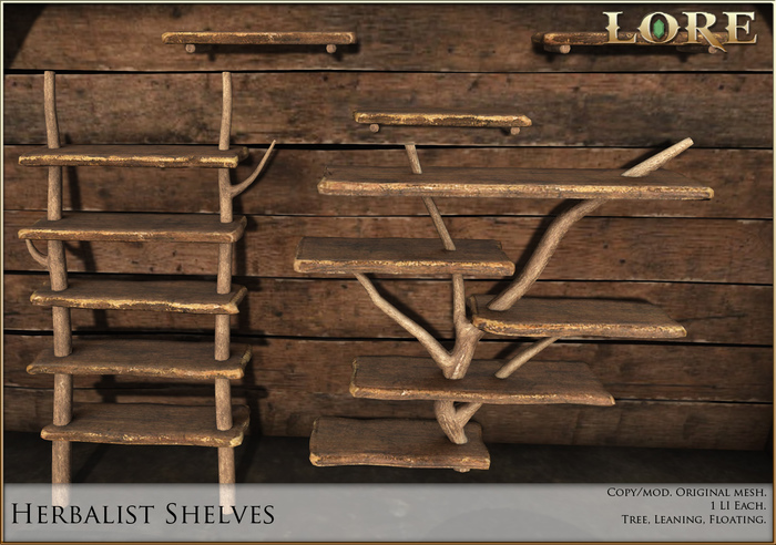 {LORE} Herbalist Shelves