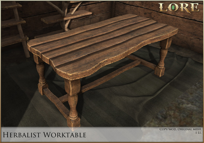 {LORE} Herbalist Worktable
