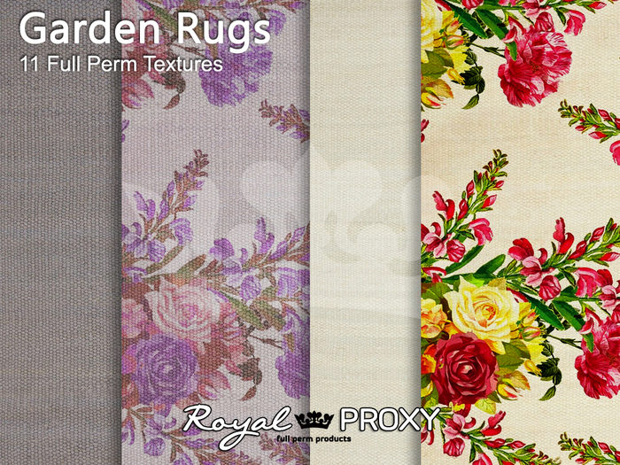 RP - Full Perm Textures - Garden Rugs