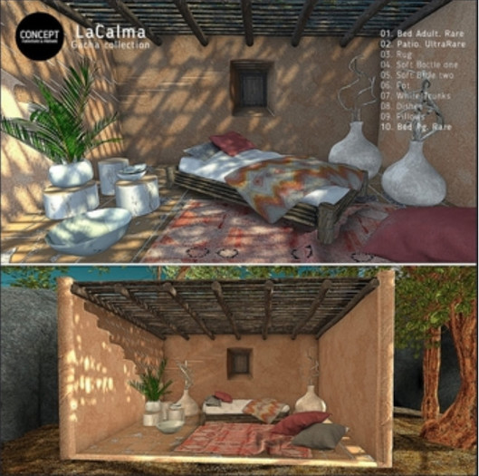 Concept} *01.LaCalma. Bed Adult - RARE