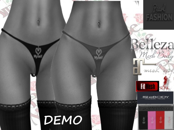 *PF::Love Myself Valentine Panties DEMO