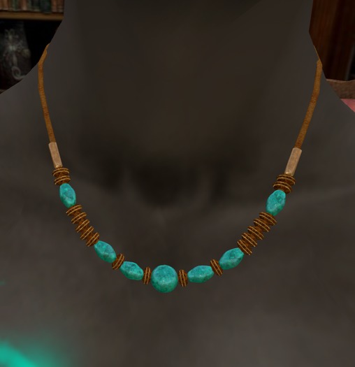 Traveler Necklace man textured mesh